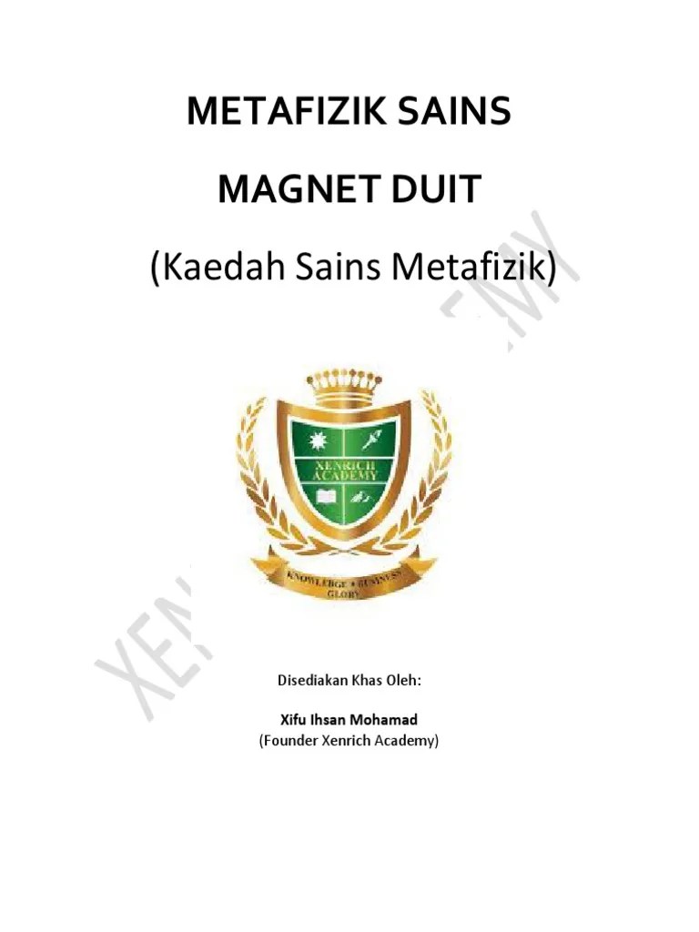 Binalah nama yang menpunyai nilai metafizik yang baik. New Metafizik Dompet Pdf