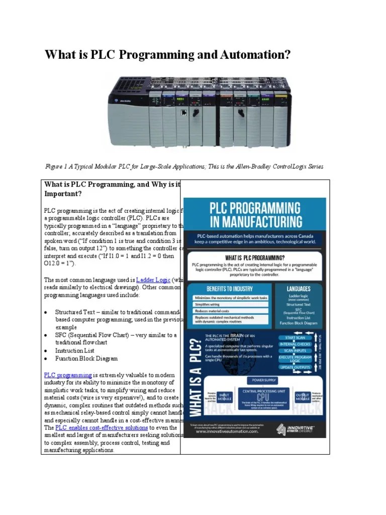 PLC And Collaborative Automation | PDF | Programmable Logic Controller ...