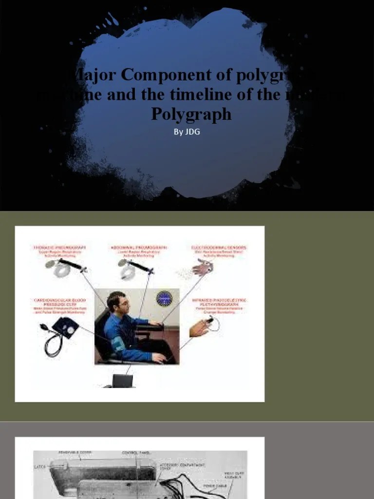 Polygraphy - Major Component Of Polygraph Machine And The Timeline Of ...
