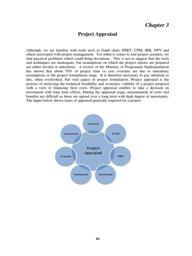 Chapter 3 Project Appraisal | PDF | Net Present Value | Internal Rate Of Return