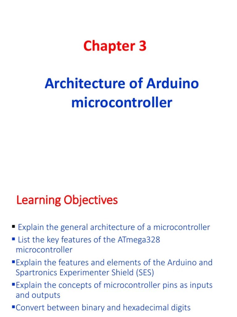 Architecture Of Arduino Microcontroller | PDF | Microcontroller ...