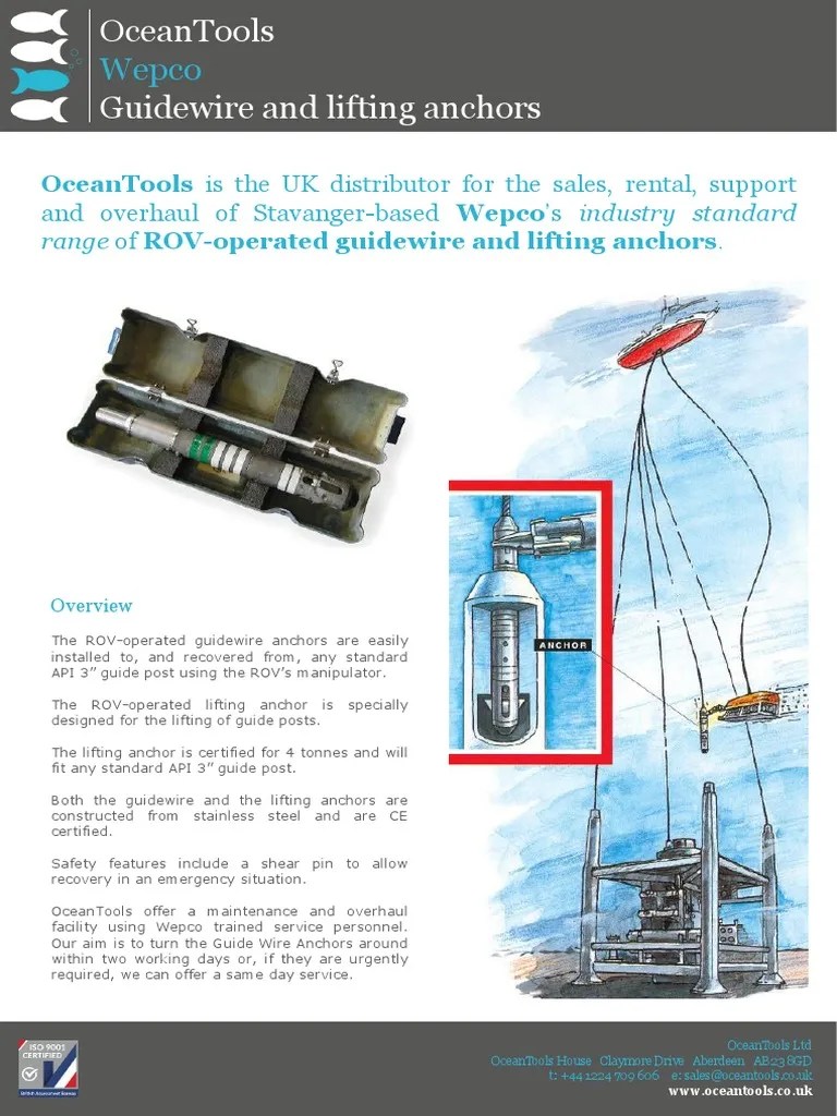 Wepco: Oceantools Is The Uk Distributor For The Sales, Rental, Support | Download Free PDF ...