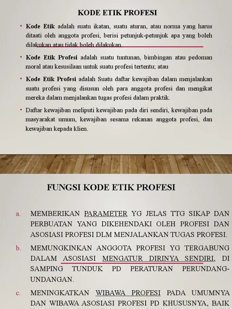 Kode Etik Advokat Indonesia | PDF