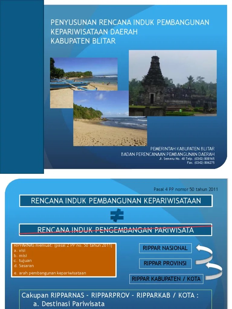 Program Pengembangan Pariwisata | PDF