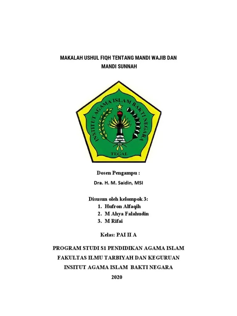 Makalah Mandi Wajib | PDF