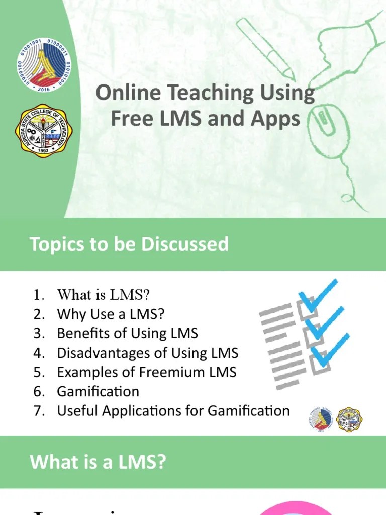 Online Teaching With Free LMS And Apps | PDF | Moodle | Educational ...