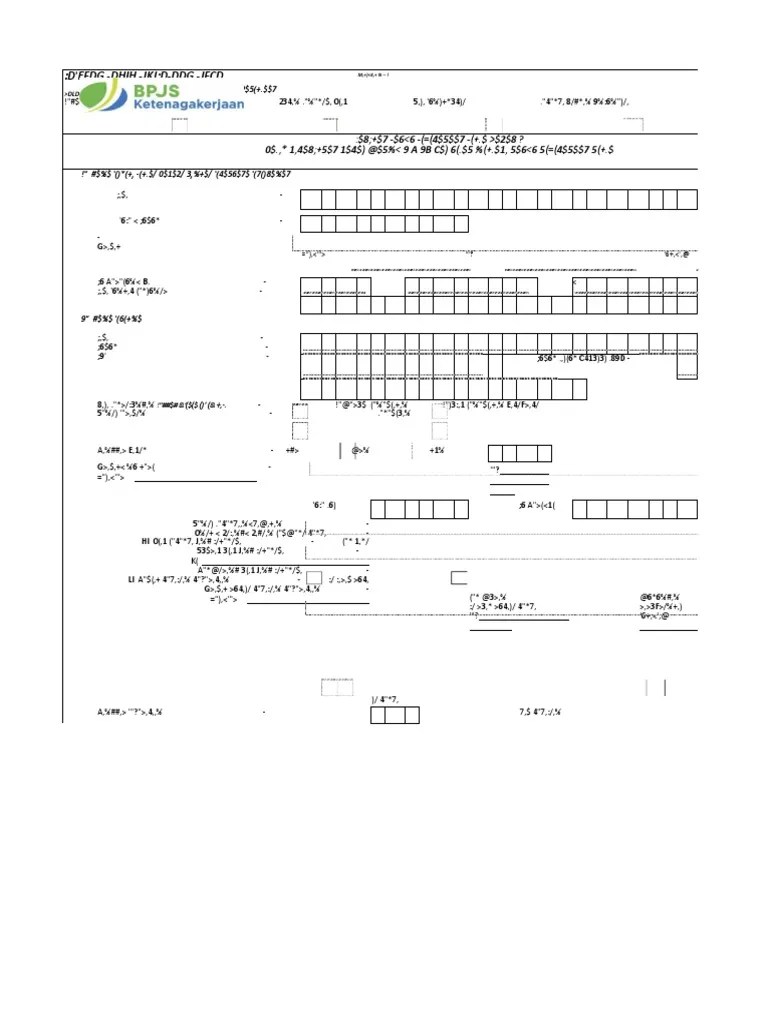 F3 Laporan Kasus Kecelakaan Kerja Tahap I | PDF