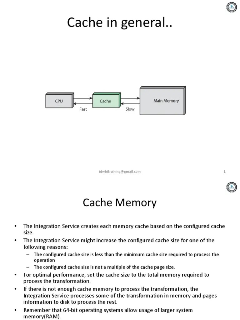 Informatica Cache Overview | PDF | Database Index | Cache (Computing)