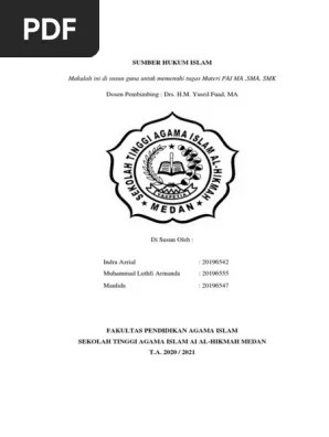 Makalah ini di susun guna untuk memenuhi tugas materi pai ma ,sma, smk. Makalah Kelompok 3 Materi Pai Ma Sma Smk Pdf