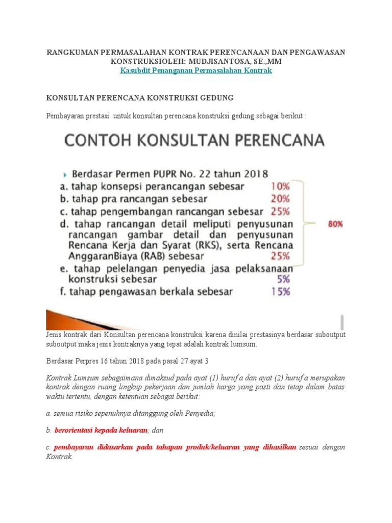 Konsultan Perencana Konstruksi Gedung | PDF