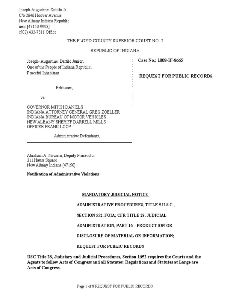 FOIA For Public Records | PDF | Freedom Of Information Act (United ...