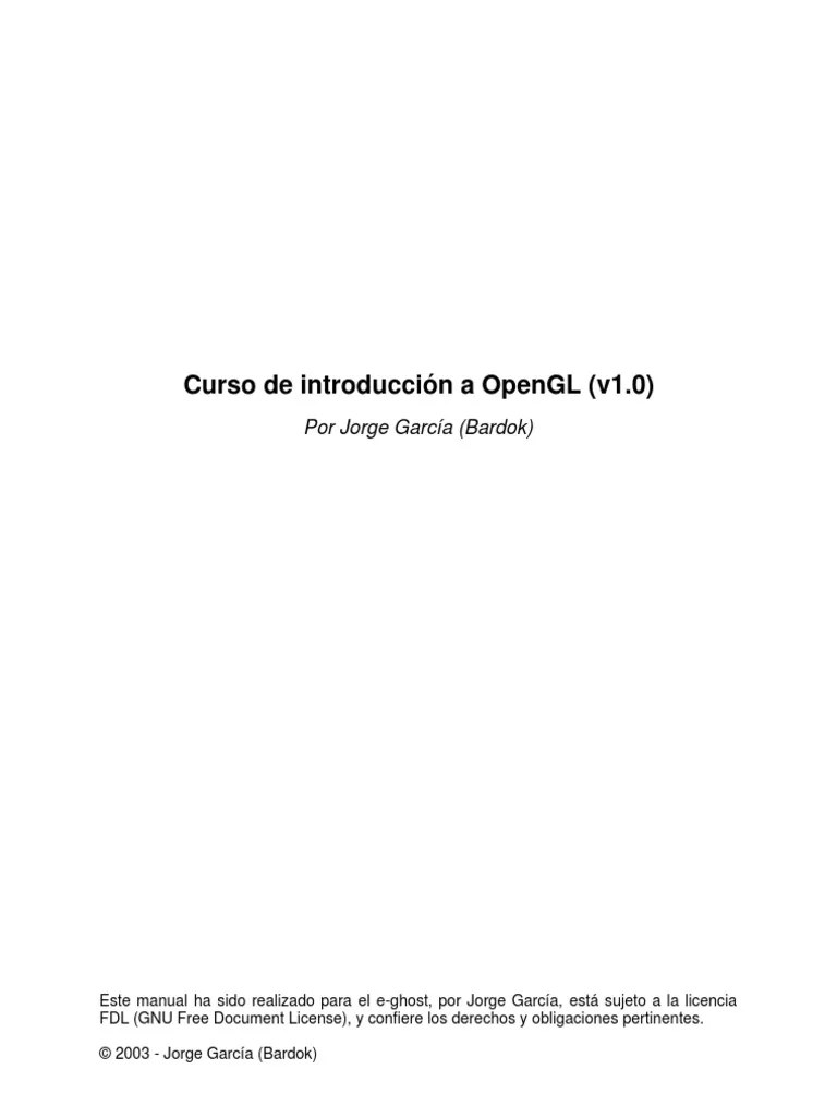 OpenGL Tutorial | PDF