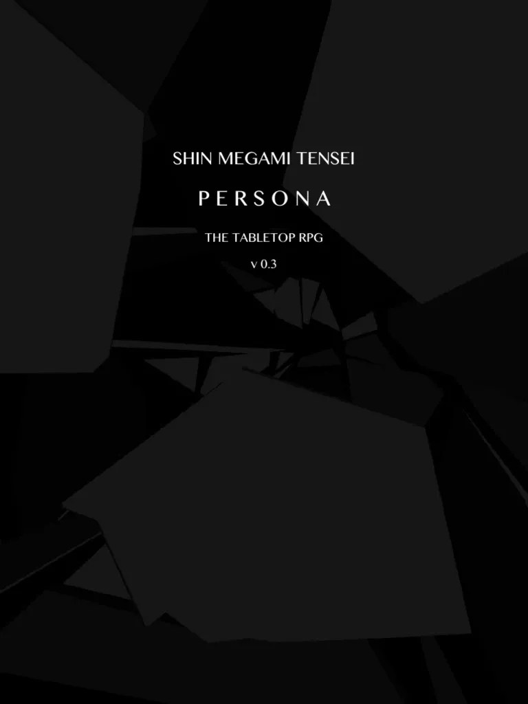 Persona TTRPG V0.3 | PDF | Leisure