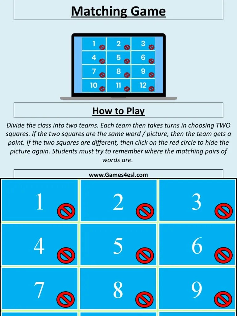 Feelings Matching Game | PDF