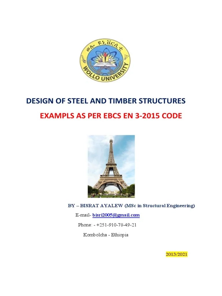 Steel Structure Chapter-2 Example | PDF | Tension (Physics) | Screw