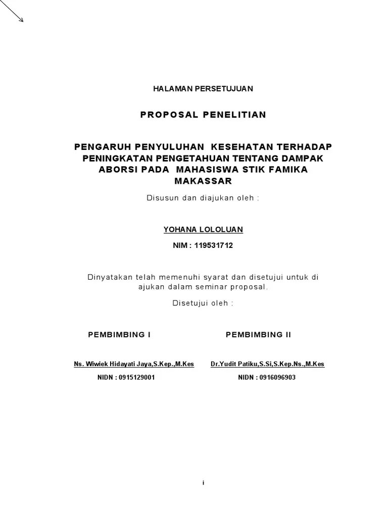 Proposal Yohana L | PDF