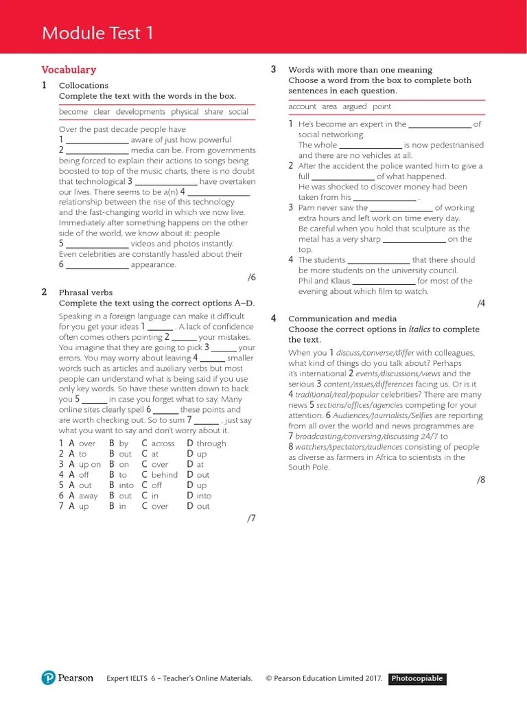 Expert 6 - Module - Test - 1 | PDF | Mobile Phones | News