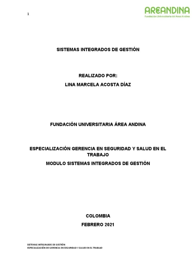 Sistemas Integrados De Gestion. | PDF | Auditoría | Organización ...