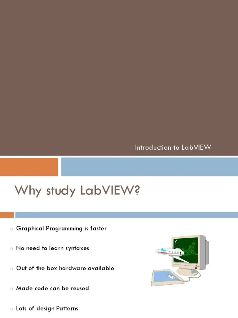 Introduction To LabVIEW | PDF | Data Type | Software