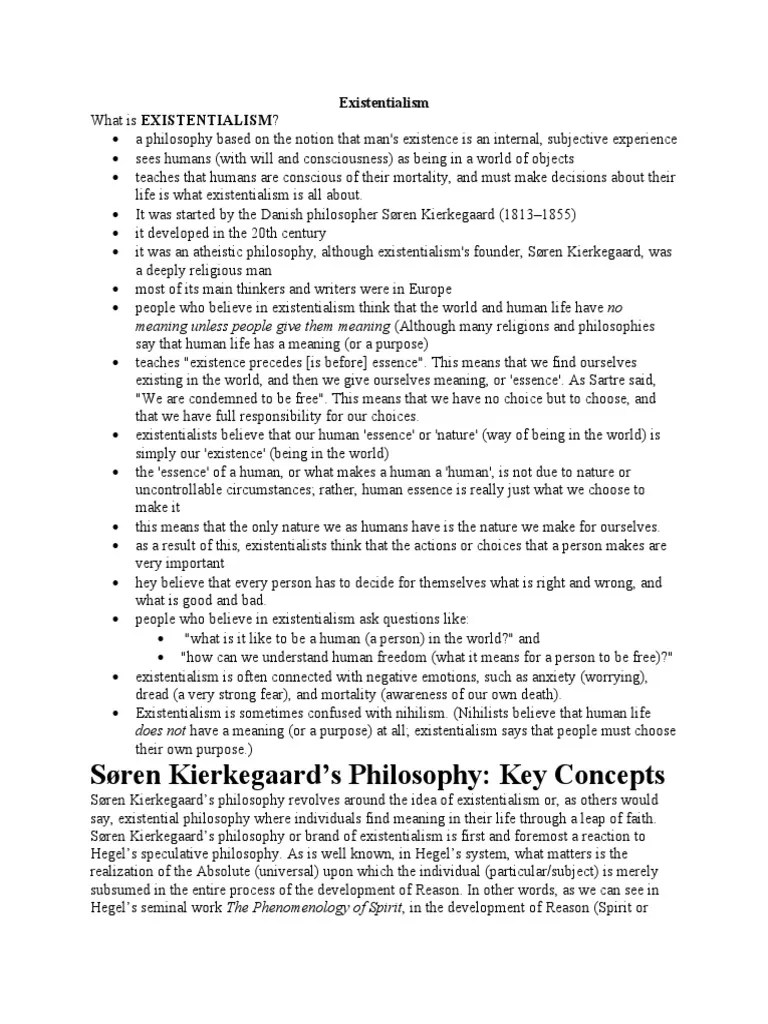 S Ren Kierkegaard Pdf Existentialism Authenticity Philosophy - Download Ultra HD Colorful Pattern | Full HD