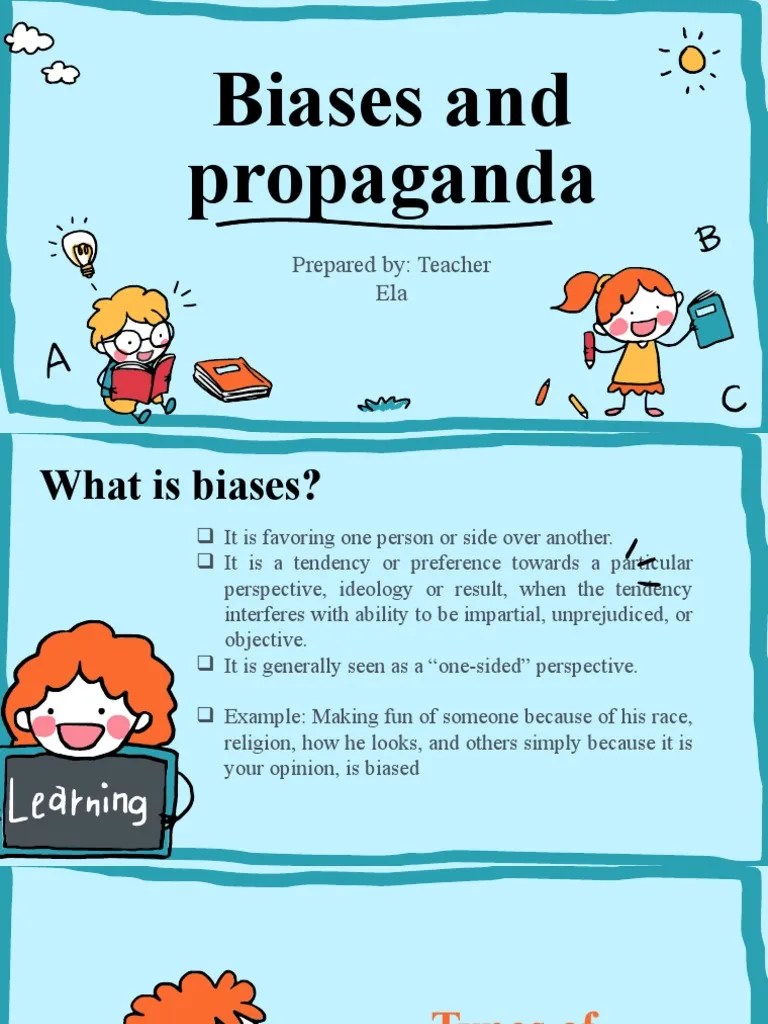 Biases And Propaganda | PDF | Jupiter | Mercury (Planet)