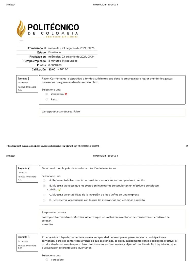 4 Evaluación - Módulo 4 | PDF
