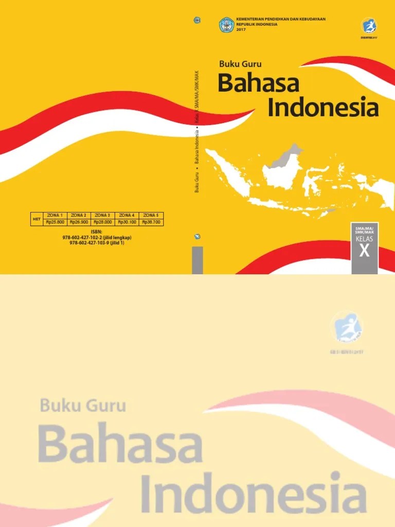 Kelas X Bahasa Indonesia Buku Guru | PDF
