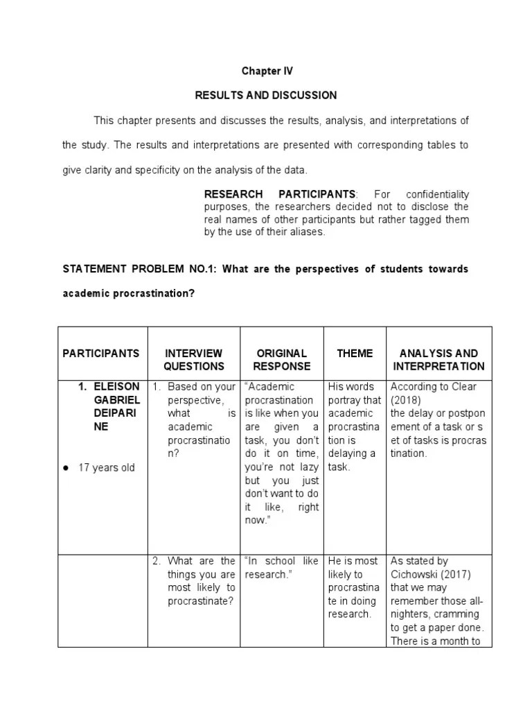 Chapter 4 English Research 2 | PDF | Procrastination | Professional Skills