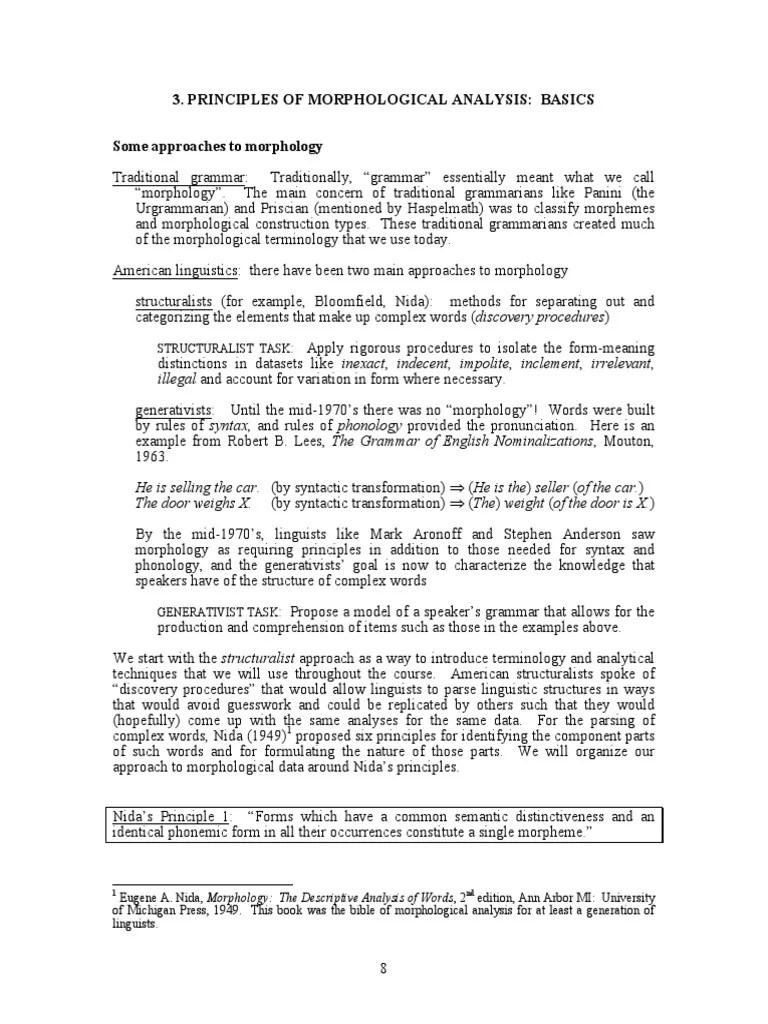 3 Principles Of Morphological Analysis Basics Of Morphological Analysis ...