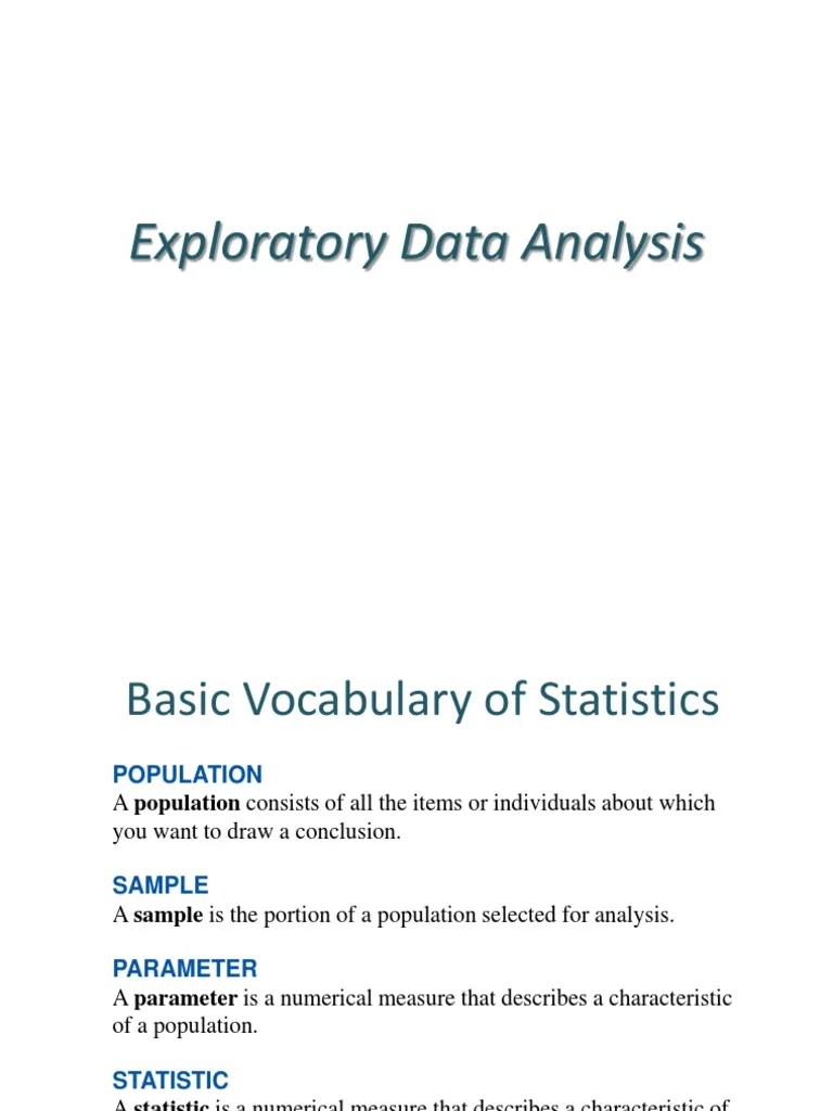 Reading - Exploratory Data Analysis | PDF | Median | Probability Theory