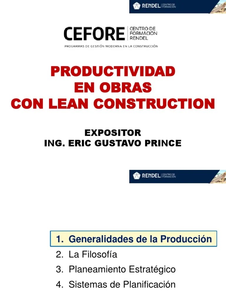 01 LeanConstruction V9 | PDF | Lean Manufacturing | Calidad (comercial)