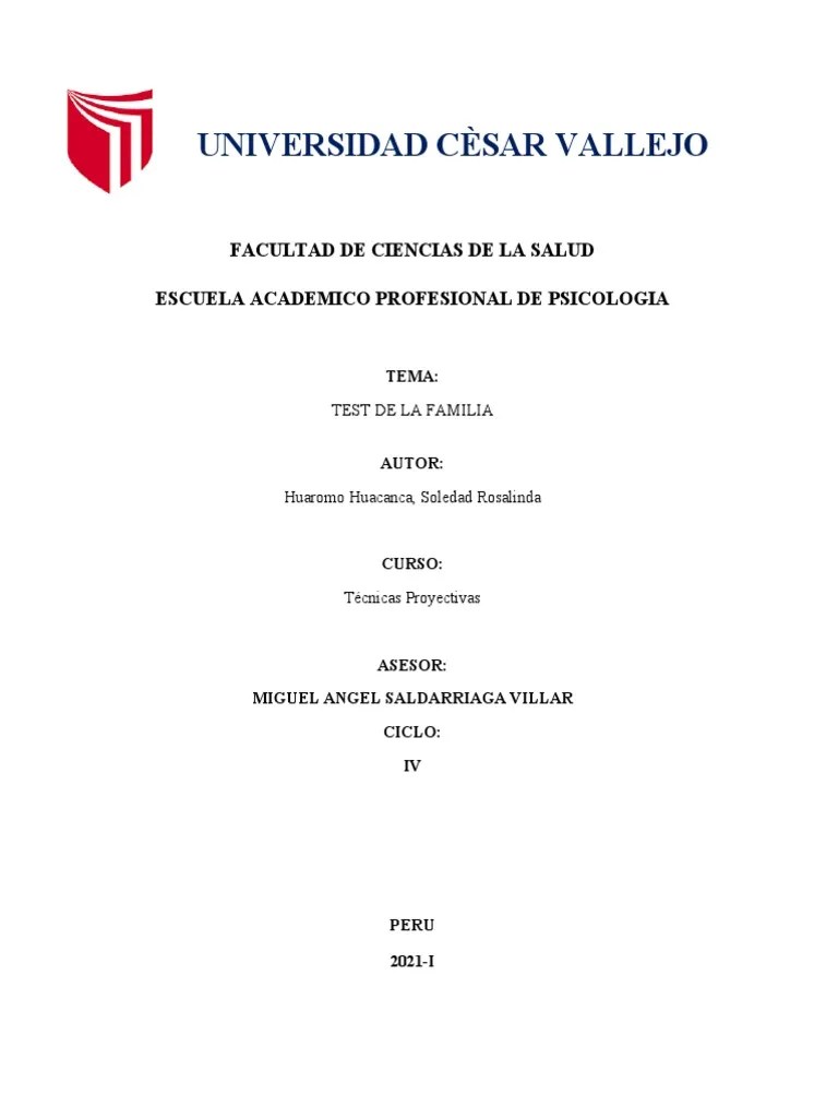 Test De La Familia | Descargar Gratis PDF | Dibujo