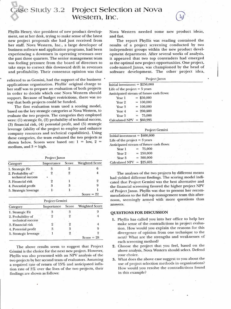 Case 2 | PDF | Net Present Value | Business