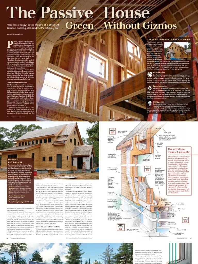 Passive House | PDF | Efficient Energy Use | Sustainable Architecture