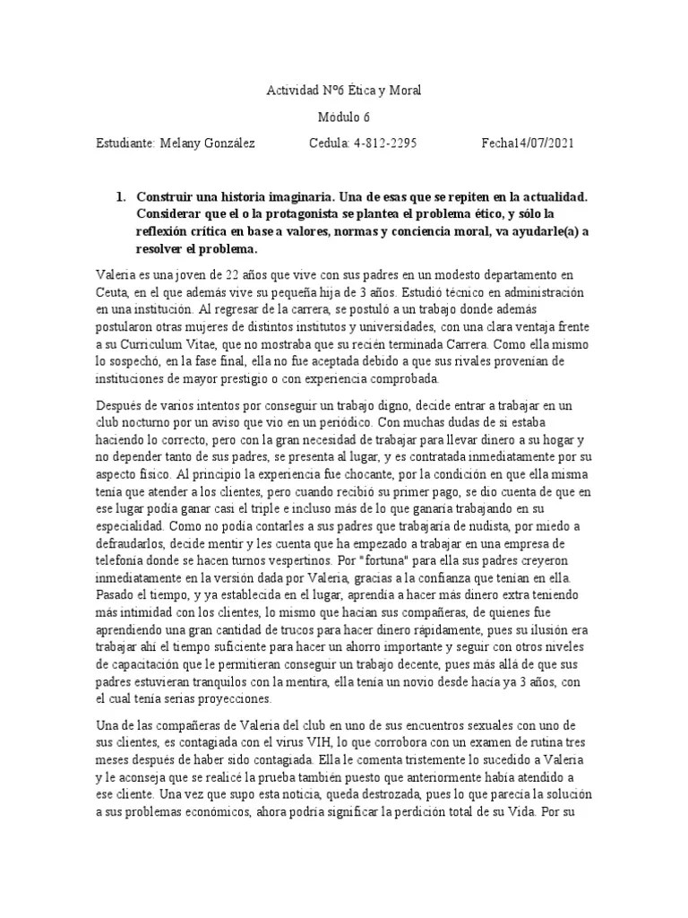 Actividad #6 Etica Y Moral | PDF | Realidad | Verdad