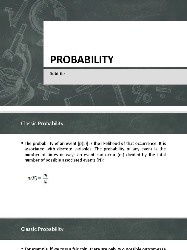 Probability And Probability Distribution | PDF | Probability ...