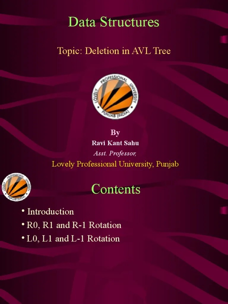 Deletion In AVL Tree | PDF | Data Management | Computer Programming