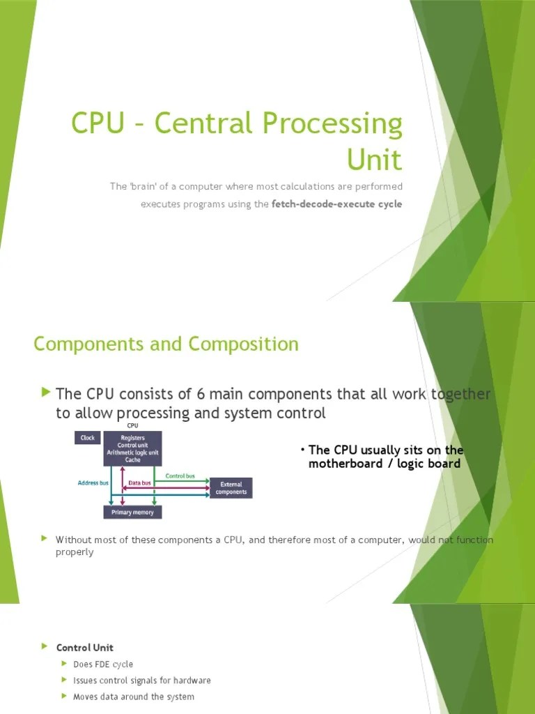 CPU - Central Processing Unit | PDF | Hertz | Central Processing Unit
