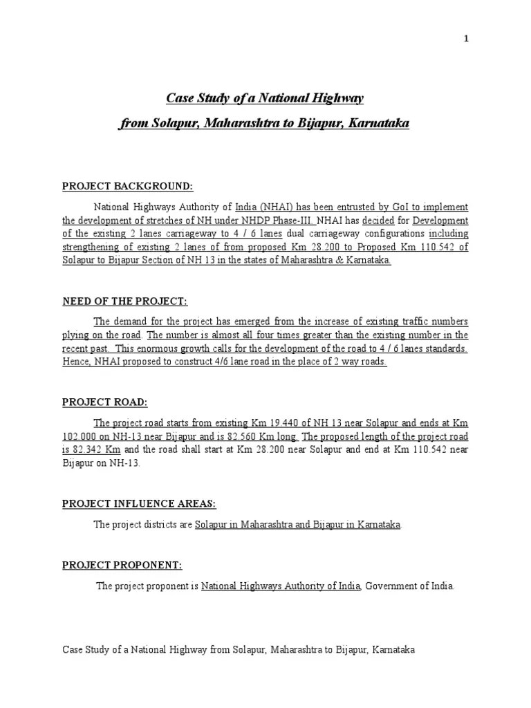 Case Study Highway Pdf - Classic Minimal Background - Mobile