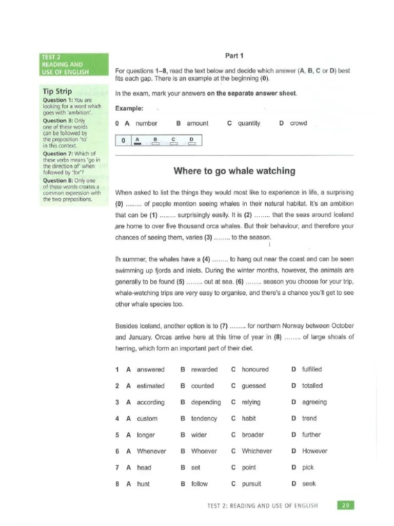 Practice Test Plus 2-Test 2 | PDF