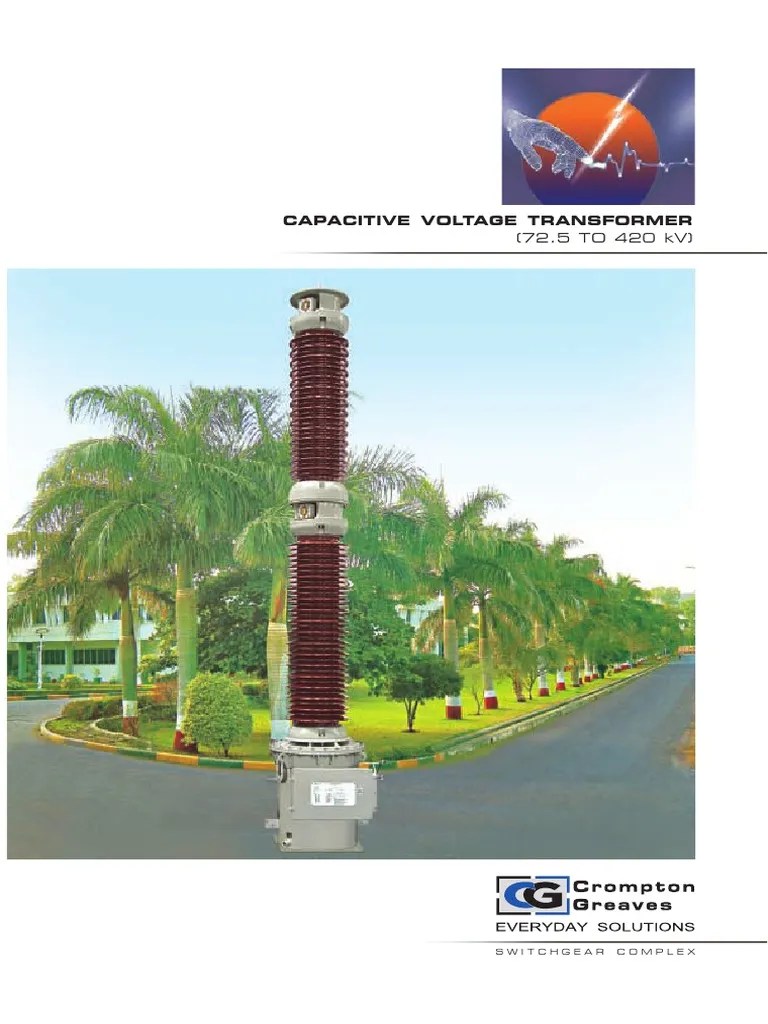 72.5 - 420kV Capacitive Voltage Transformer (New) | Download Free PDF | Capacitor | Transformer