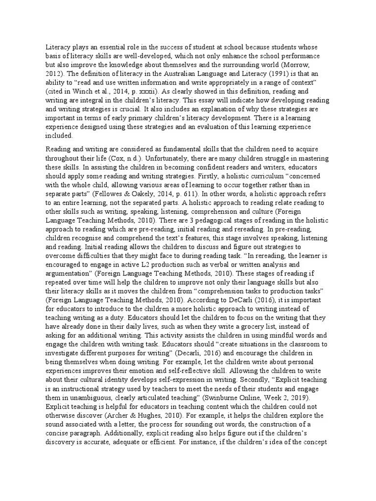 Assessment 2 | PDF | Literacy | Reading Comprehension