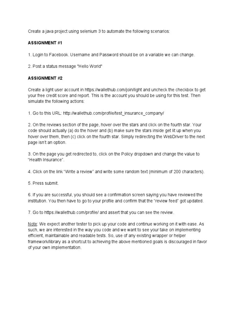 Automation QA Tests - Edited | PDF | Career & Growth | Business