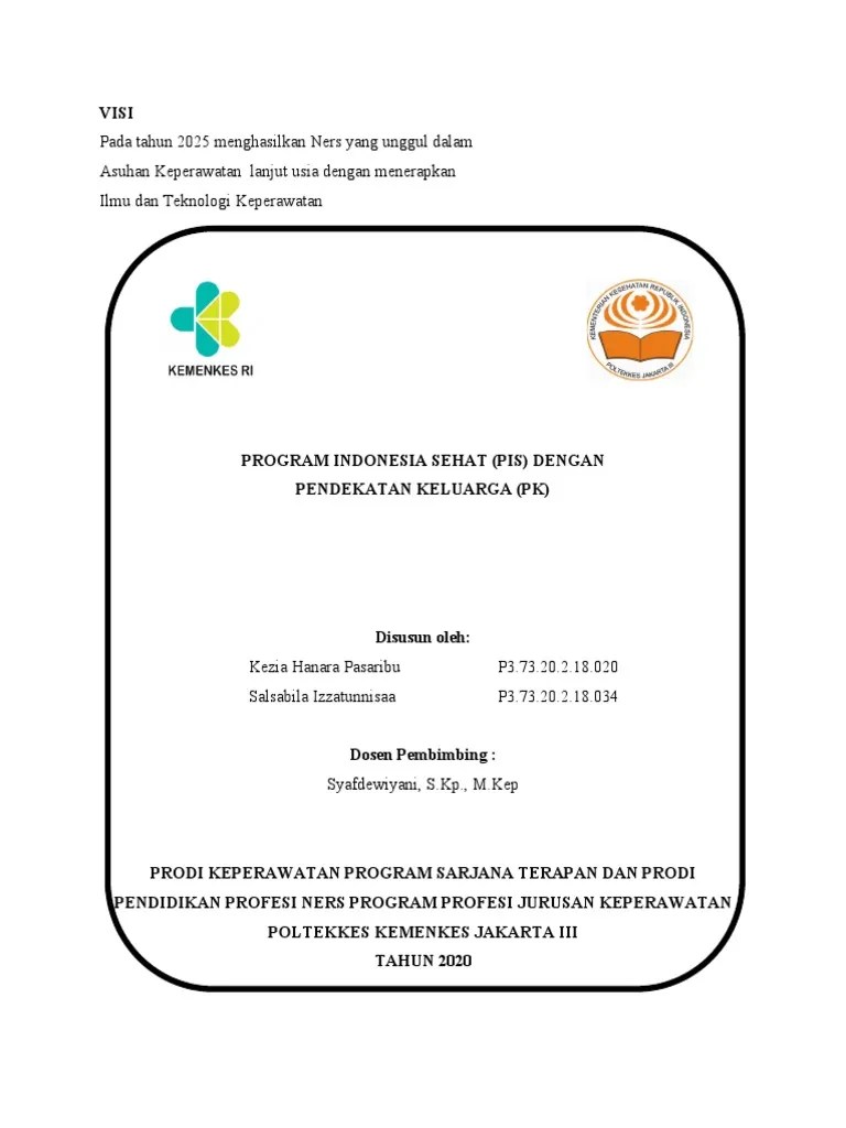 Program Indonesia Sehat Dengan Pendekatan Keluarga (PIS-PK) | PDF