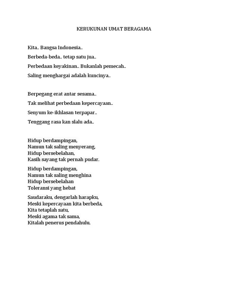 LKPD Agama Puisi | PDF