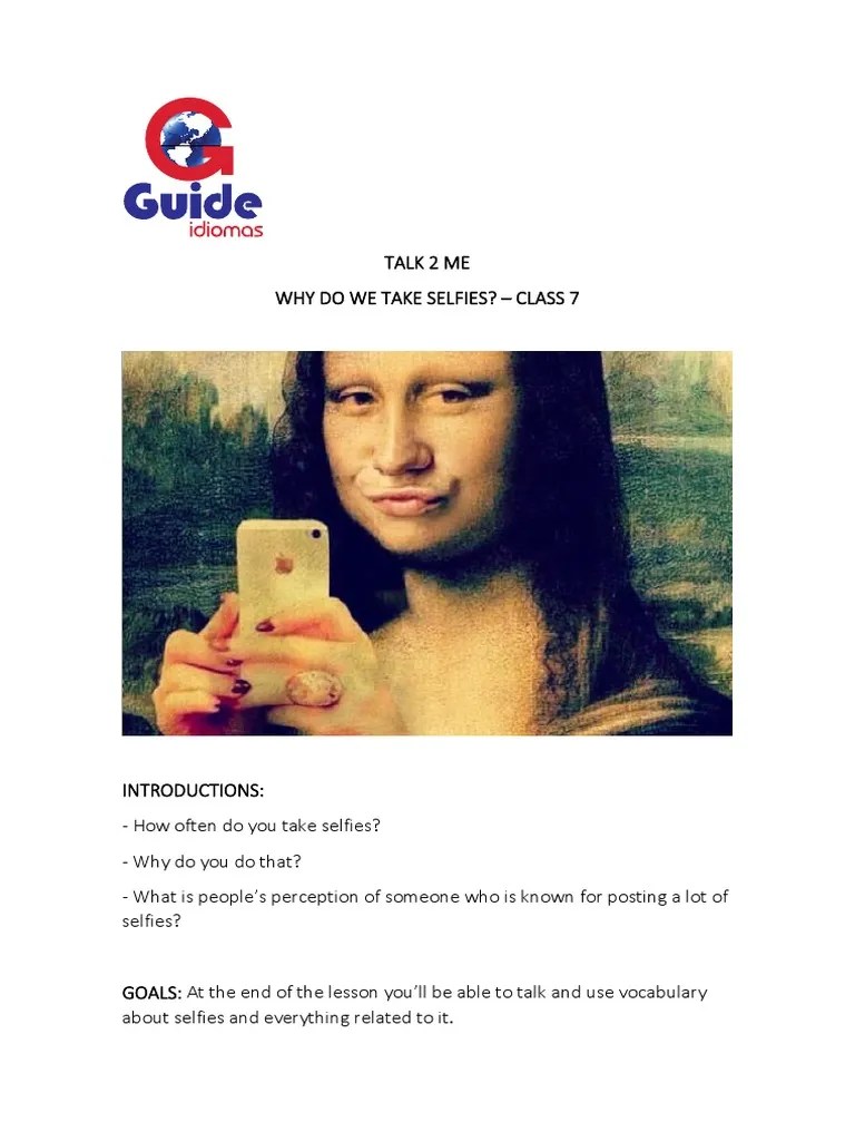 7 Why Do We Take Selfies | PDF | Selfie | Motivational