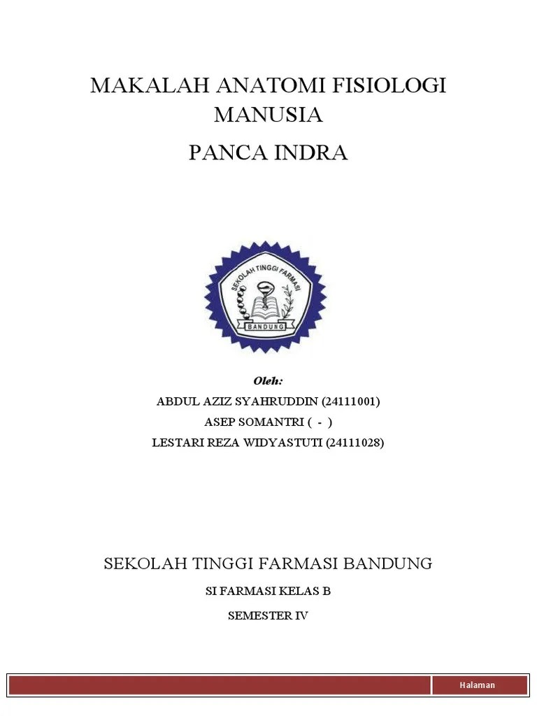 Makalah Anatomi Fisiologi Manusia Panca | PDF