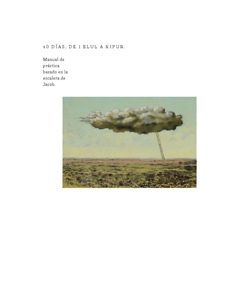 Manual 40 Días ELUL A YOM KIPUR Eduardo Madirolas | PDF