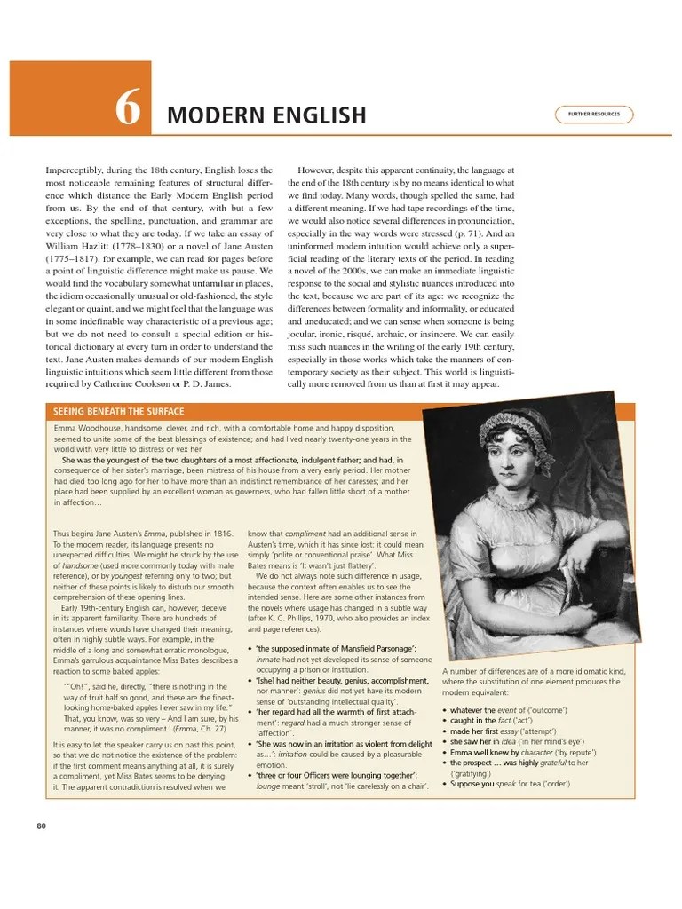 David Crystal - The Cambridge Encyclopedia Of The English Language - Cap. 6 - Modern English ...