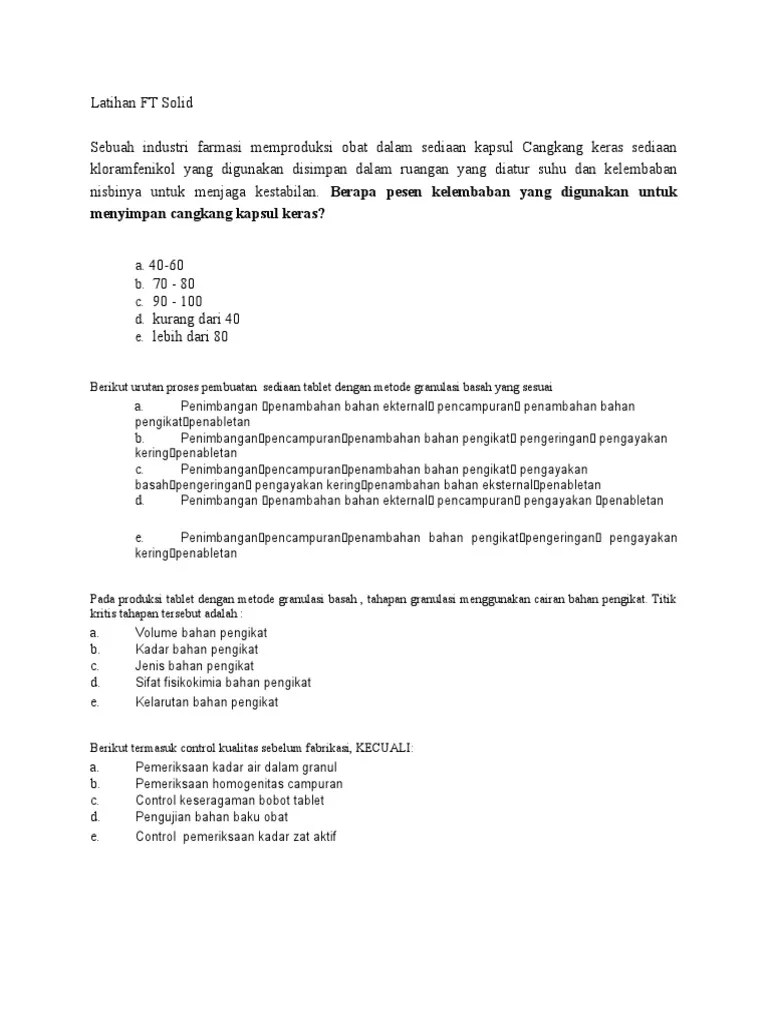 Latihan FT Solid | PDF